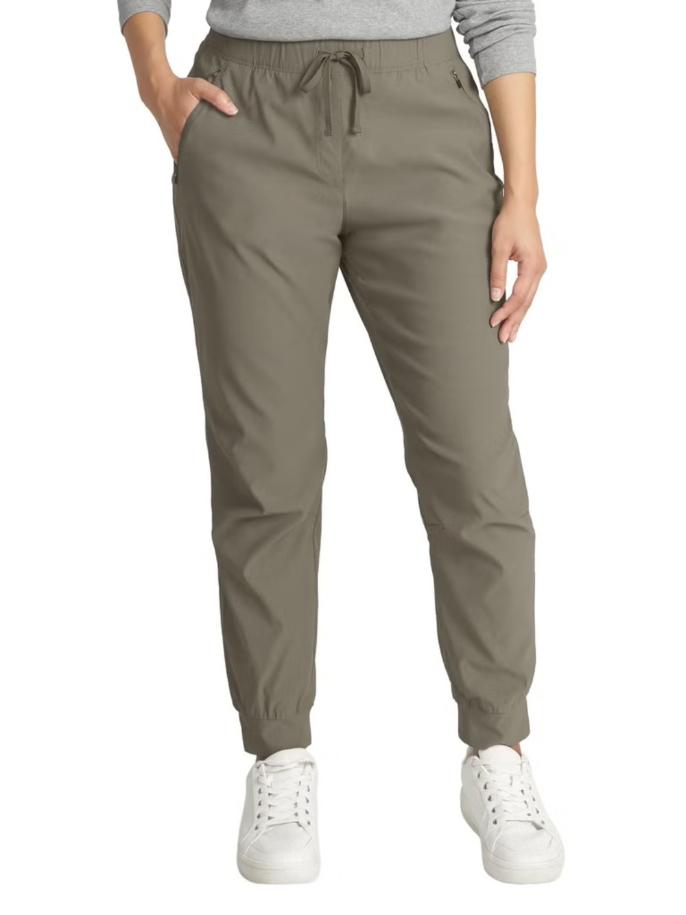 Eddie Bauer Rainier joggers fleece lined alder green size 2 NEW NWT